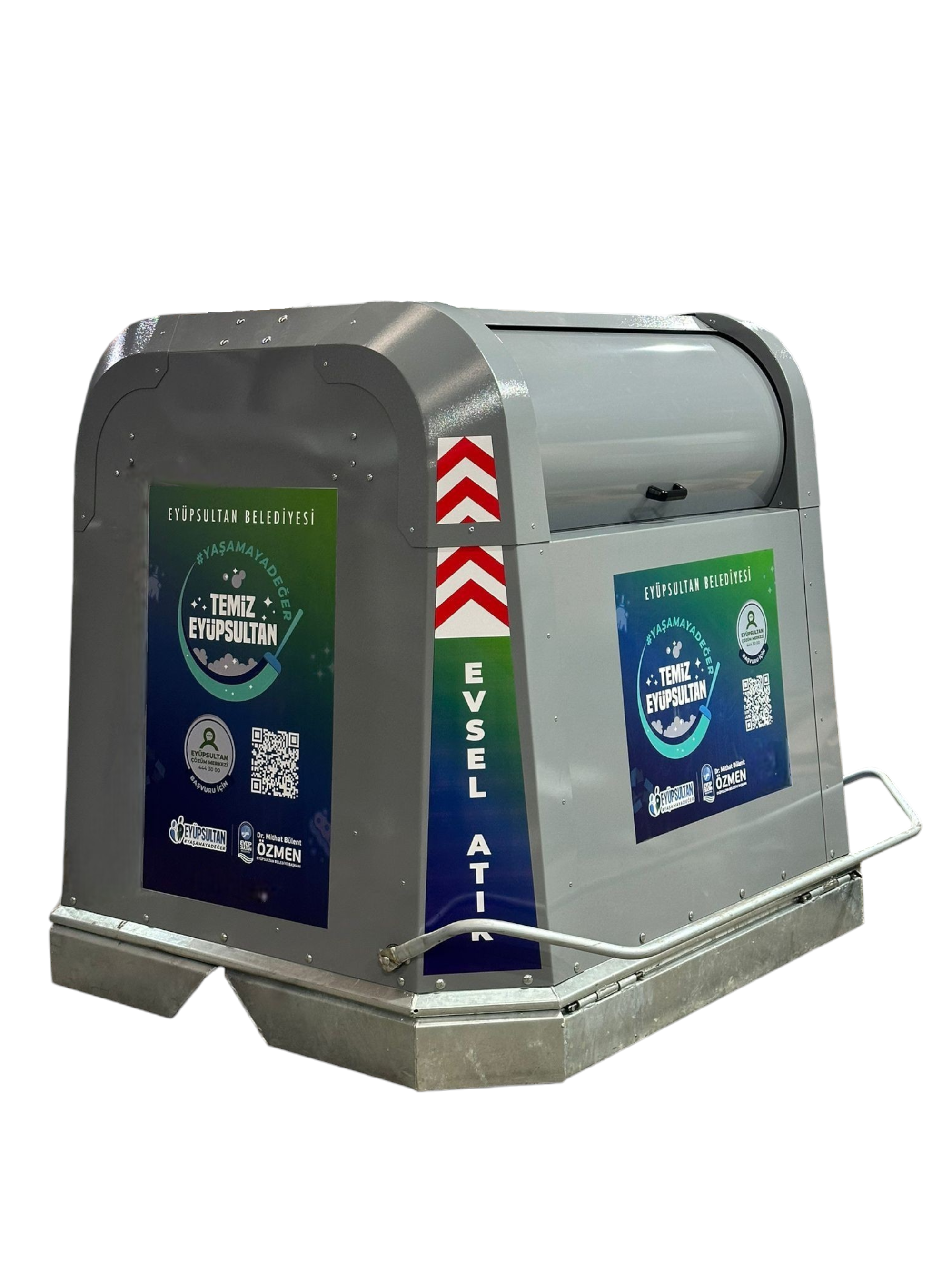 3750 LT Yerüstü Çöp Konteyneri