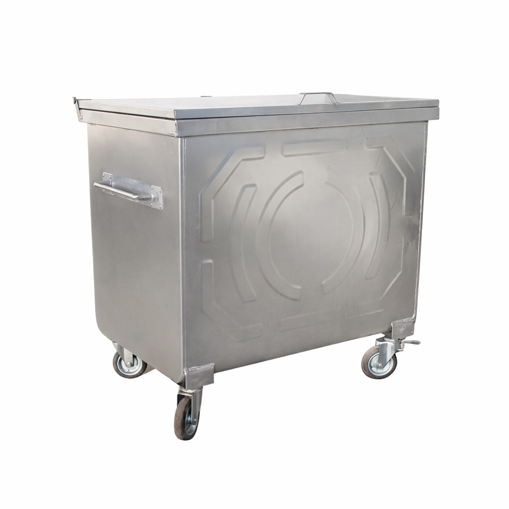 1100 Litre Orjinal Galvaniz Çöp Konteyneri