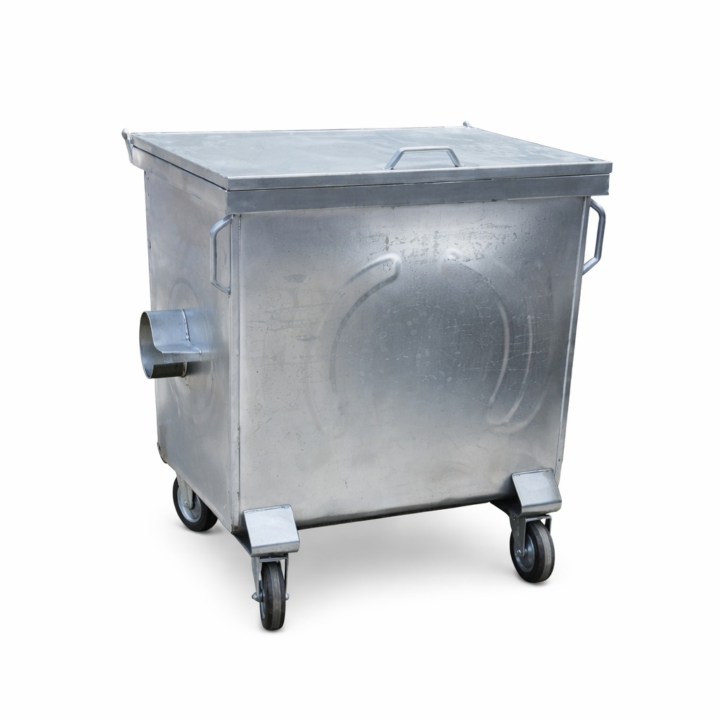 400 Litre Orijinal Galvaniz Çöp Konteyneri
